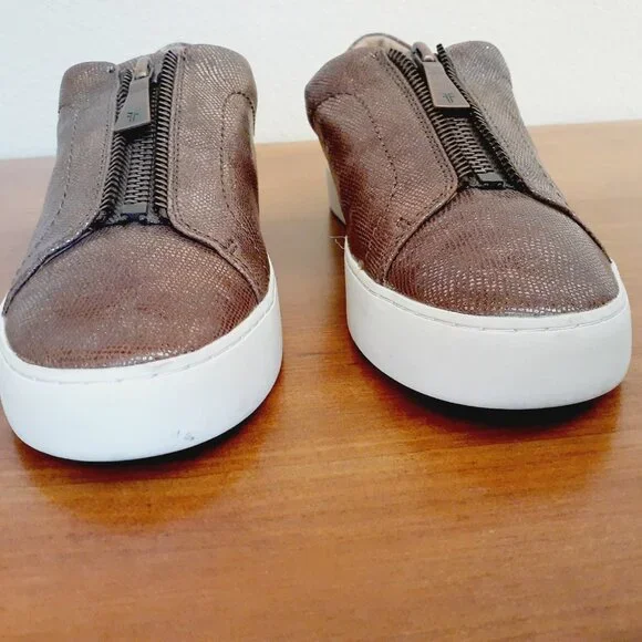 Frye Lena Low Zip Sneakers - Picture 6 of 10